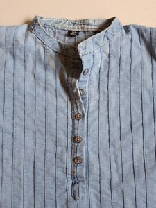 Denim Kurta