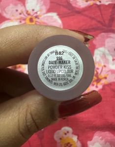 MAC Powder Kiss Liquid Lipstick "Date-Maker"