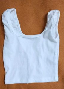 Girls White Innerwear/Croptop