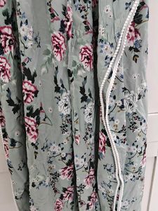 Floral Print Kaftan Dress