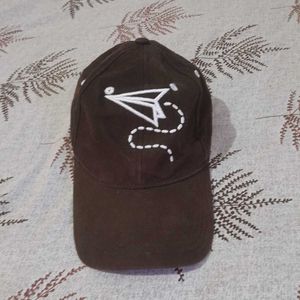 Brown Paper Airplane Cap