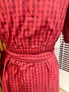 Red Checked Dress