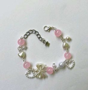 Pink Beaded Bracelet