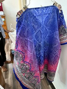 Boho Print Kaftan Dress