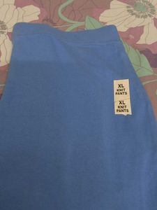 Unimod XL Blue knit Pants Super Streachable