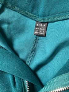 Shein Ultra High Waist Stylish Teal Pants