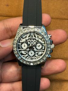 ROLEX TIGER PRINT PREMIUM MENS SILICONE BELT WATCH