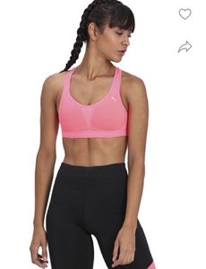 PUMAWomen Sports Lightly Padded Bra (Pink)