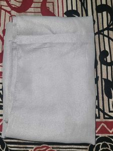 Silver Party Wear Shimmer SCARF/ HIJAB/ DUPATTA