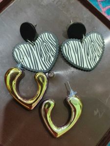 Combo Of Korean Earrings
