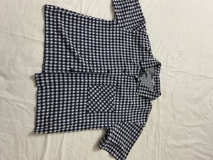 Zara cool short length shirt and black tshirt