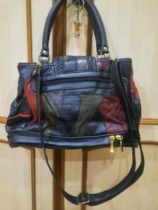 Vintage King Leather Club Handbag