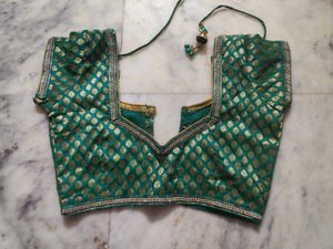 Green & Gold Blouse