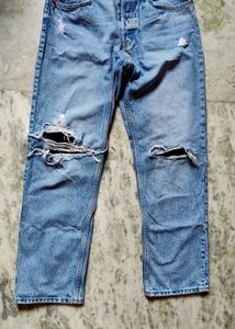 Light Wash Distressed Jeans
