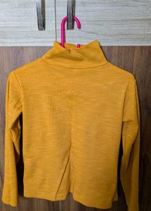 Full Sleeves Yellow Top