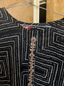 Beautiful Chunri Print Cotton Kurta