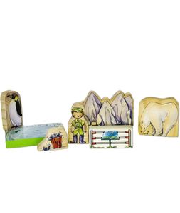 TS Shure Imported Wooden Zoo Blocks (UK Bought)