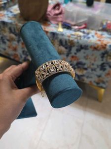 Ad Cubic Zirconia Swarovski Crystal Gold Bracelet