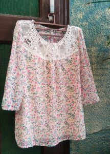 Floral Lace Top