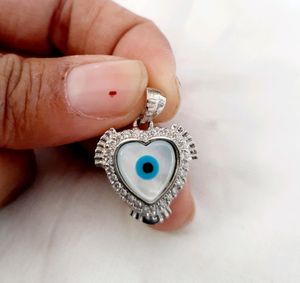 925 Silver Evil Eye Mop Pendant