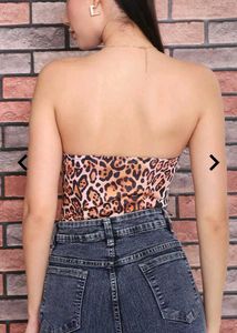 Shein Strapless Animal Print Bodysuit – Premium Tr