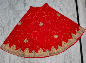 Classic Red Lehnga 3 Piece Set