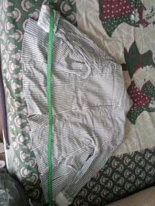 A White With Grey Stripes Blazer