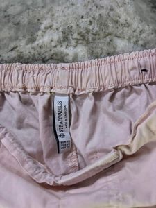 New Pink Parachute Pants With Freebie