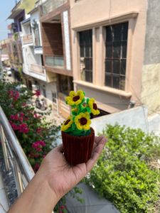 Cute Sunflower Pot For Gifting Your Loved Ones