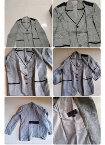 Stylish mens inside shirt &amp; outside blazer combo