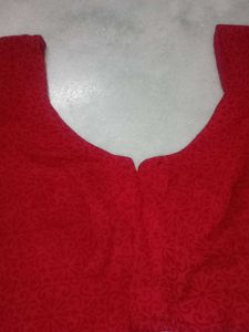 Red Slik Blouse ❣️