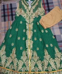 NewHeavyWorkAnarkali Kurti Set