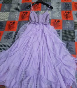 Crochet Mesh Partywear Dress