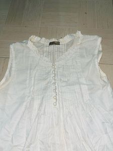 Denim Jacket &amp; White Dress