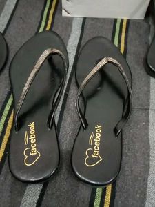 Stylish Black Flip-Flops