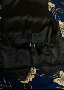 Stylish Black Waistcoat For Men