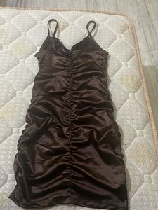 A Dream Satin Bodycon Dress