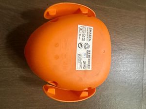 Ikea Smaska Lunch Box - Orange And Black