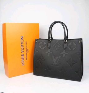 LV ON THE GO MONOGRAM TOTE BAG@, WITHOUT BOX