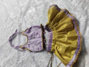 Golden & Lavender Blouse