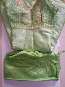 New Green Chudi With Pant