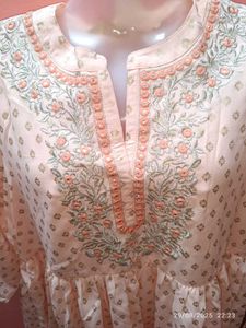 New Unused Branded Xxl Embroidered Kurta/dress