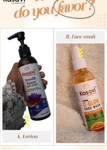 Bodylotion And Face Wash 1 Pc