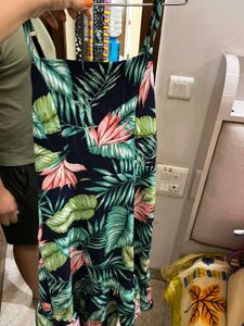 Tropical Print Dress
