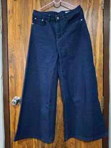 Wide Leg Denim Jeans