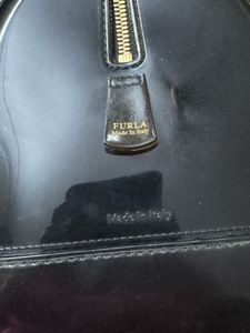Furla Black Candy Satchel Bag