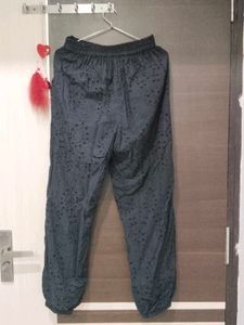 Cute Black Laser-Cut Pants 🖤