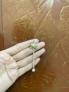 Elegant Floral Drop Earrings