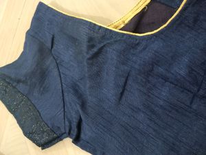 Shiny Deginer Saree With Blouse