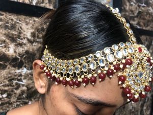 Heavy Kundan Maangtika